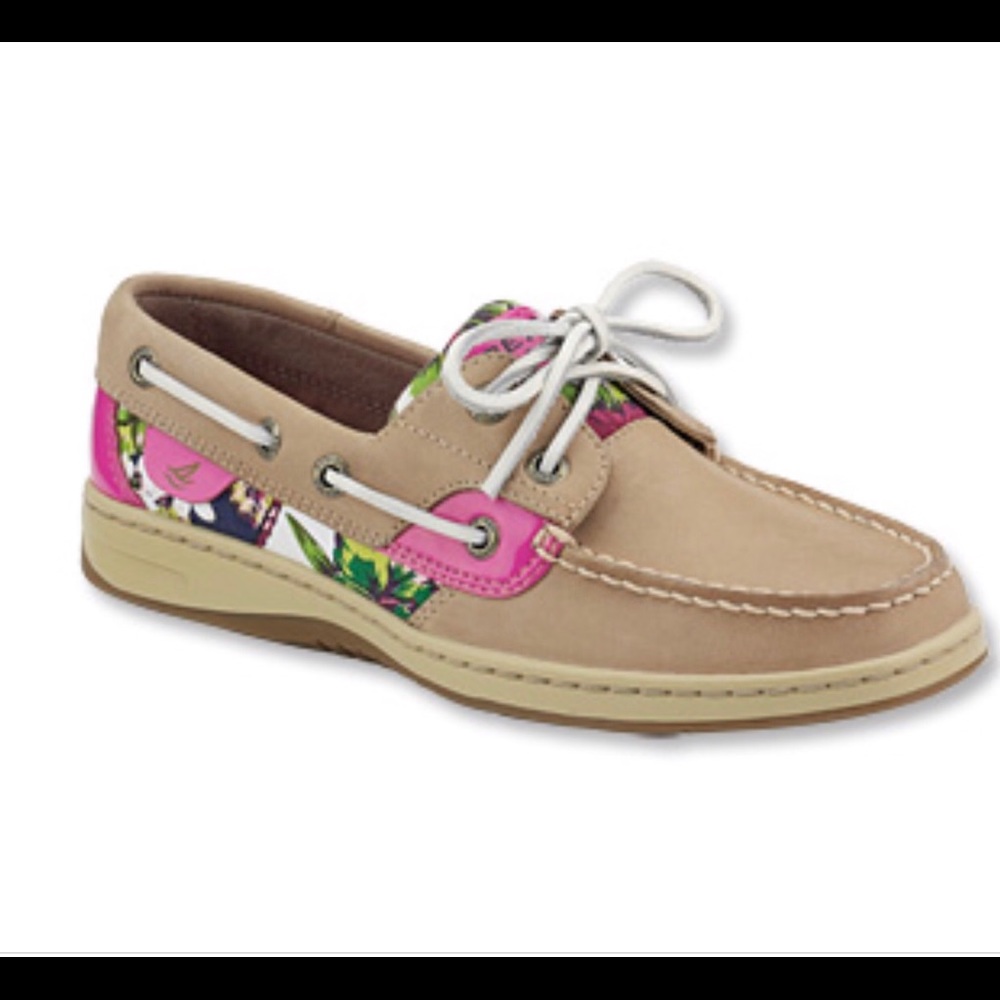 Sperry Floral Leather Shoes